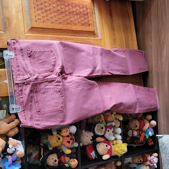 Rose Pink Denim Jeans - Picture 2 of 4